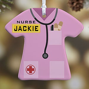 Personalized Nurse Ornament - Nurse Uniform - 21717-1