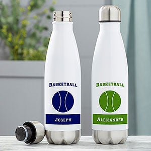 Basketball Personalized Insulated 17 oz. Water Bottle - 21741-L