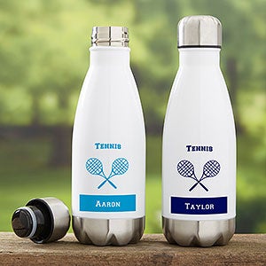 Tennis Personalized Insulated 12 oz. Water Bottle - 21745-S