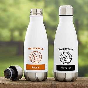Volleyball Personalized Insulated 12 oz. Water Bottle - 21746-S