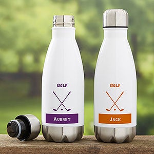 Golf Personalized Insulated 12 oz. Water Bottle - 21747-S