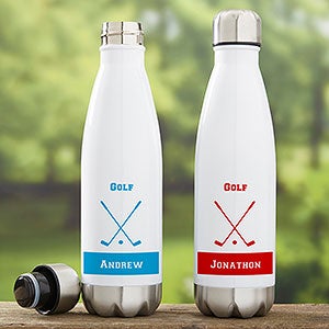 Golf Personalized Insulated 17 oz. Water Bottle - 21747-L