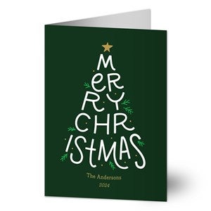 Merry Tree Christmas Card - 21783