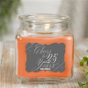 Cheers To... Personalized 10 oz. Pumpkin Spice Candle Jar - 21904-10WC