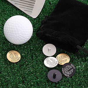 Monogram Personalized Golf Ball Markers - 2190D