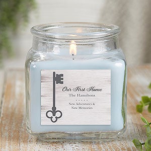 Key To Our Home 10 oz Crystal Waters Scented Housewarming Candle - 21922-10CW