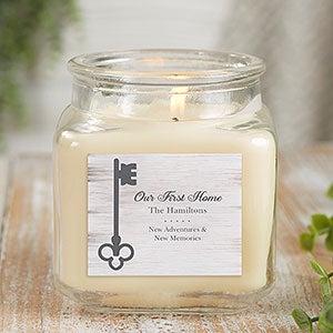 Key To Our Home 10 oz Vanilla Bean Scented Housewarming Candle - 21922-10VB