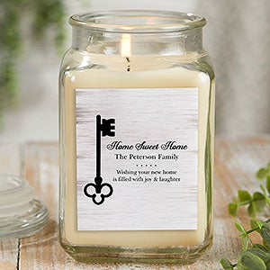 Key To Our Home Personalized 18 oz. Vanilla Candle Jar - 21922-18VB