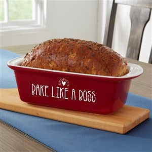 Personalized Planet Baking Dishes Red - Fork & Spoon Personalized Casserole Dish