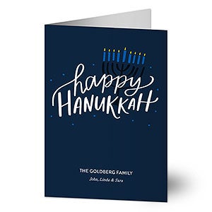 Happy Hanukkah Greeting Card - 22013