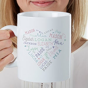 Close to Her Heart Personalized 30 oz. Oversized Coffee Mug - 22034