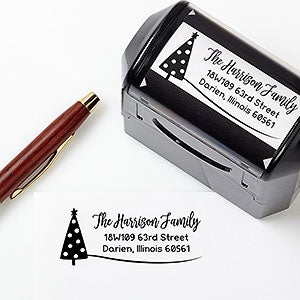Whimsical Winter Tree Self Inking Stamp - 22045