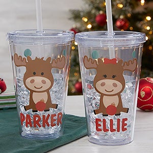 Summer Gnomes Personalized 17 oz. Acrylic Insulated Tumbler