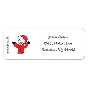 Santa Lady by philoSophies® Return Address Labels - 22693