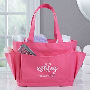 Scripty Name Embroidered Shower Caddy - 23210