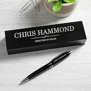 Executive Personalized Aluminum Pen Set - 23235