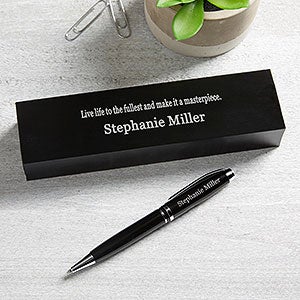 Inspirational Quotes Personalized Pen Set - 23329