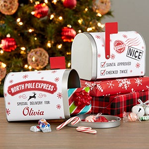 Special Delivery from Santa Personalized Christmas Metal Mailbox - 23370