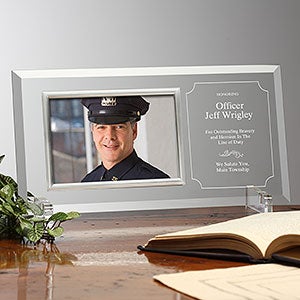 Reflections of Excellence Personalized Glass Photo Frame Award - 23393