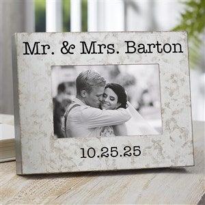 Rustic Wedding 4x6 Galvanized Box Picture Frame - 23541-4x6