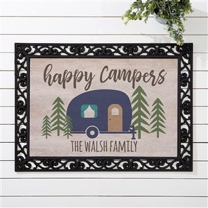Happy Campers 18x27 Personalized Doormat - 23575