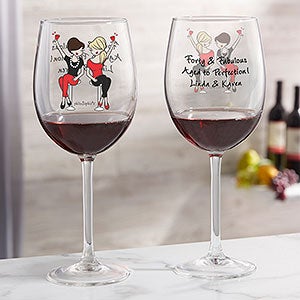 Birthday Wine Lover philoSophies® Personalized Red Wine Glass - 23611-R