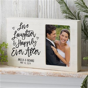 Ever After Personalized Wedding Wood Card Box
