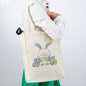 Classic Easter Personalized Tote Bag