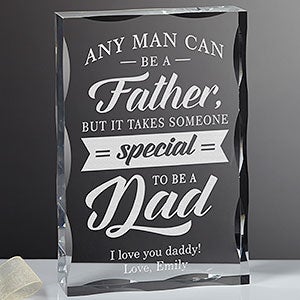 Special Dad Engraved Keepsake - 23689
