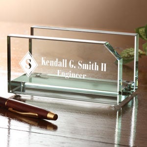 Executive Personalized Business Card Holder - 2370