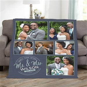 Stamped Elegance Personalized 60x80 Fleece Photo Blanket - 23756-L