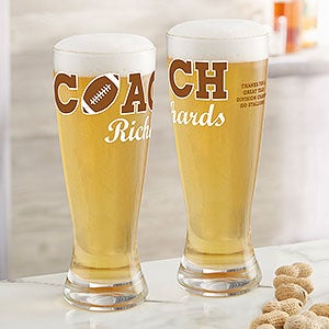 Coach Personalized 23oz. Pilsner Glass - 24016-P