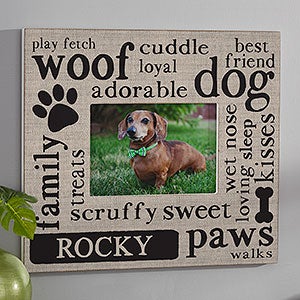 Happy Dog Personalized Large Pet Bowl