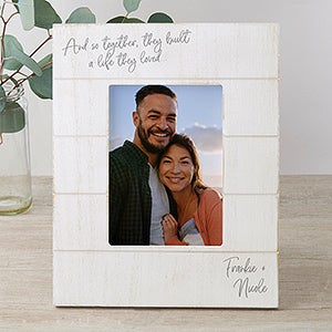 Custom Couples Photo Plaque Gift for Boyfriend, Personalized Cute