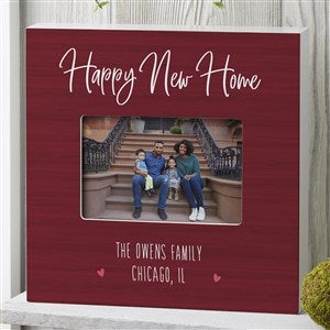 New Home Personalized Family 4x6 Box Frame - Horizontal - 24274-BH