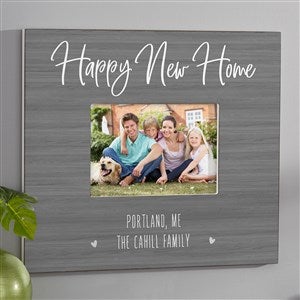 New Home Personalized Family 5x7 Wall Frame - Horizontal - 24274-WH