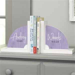 Elegant Baby Personalized Bookends - 24280