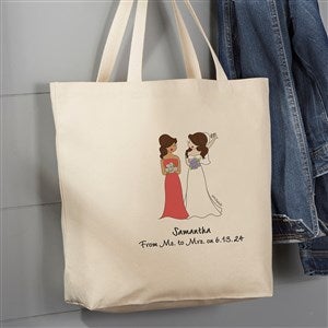 philoSophies® Bridal Party Personalized Canvas Tote Bag- 20 x 15 - 24316-L