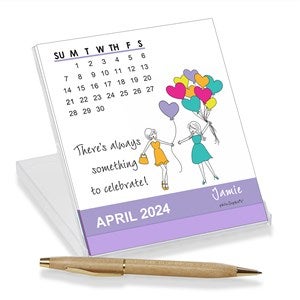 philoSophies® Personalized Desk Calendar - 24326