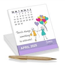 philoSophies® Personalized Desk Calendar - 24326