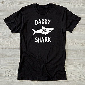 Daddy Shark Personalized Hanes® Adult T-Shirt - 24362-DAT