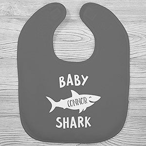 Baby Shark Personalized Baby Bib - 24369-B