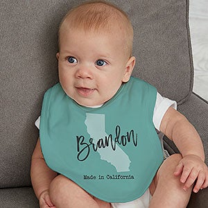 personalized baby bibs and burp cloths