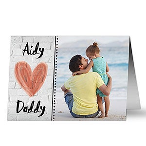 Heart Daddy Fathers Day Greeting Card - 24460