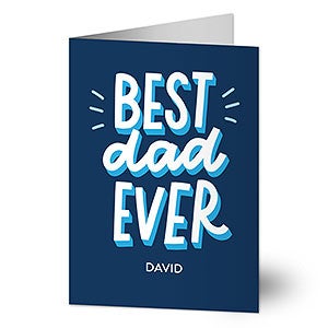 Best Dad Ever Greeting Card - 24467
