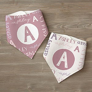 Youthful Name For Her Personalized Bandana Bibs - 24490-BB