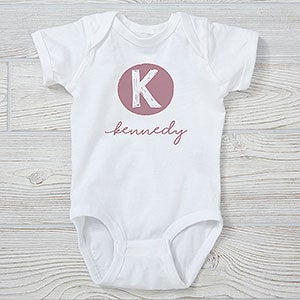 Girls Name Personalized Baby Bodysuit - 24491-CBB