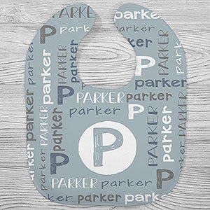 Youthful Name For Him Personalized Infant Bib - 24496-B