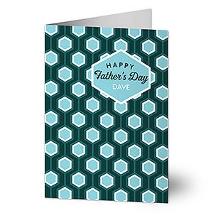 Pattern Happy Fathers Day Greeting Card - 24540