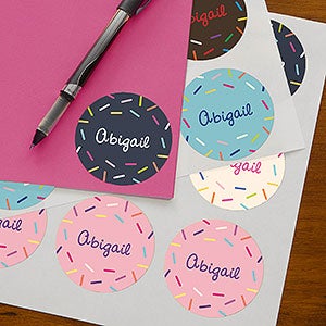 Sprinkles Personalized Stickers - 24624